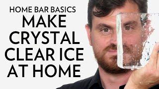 Easy Perfect CLEAR ice at Home!