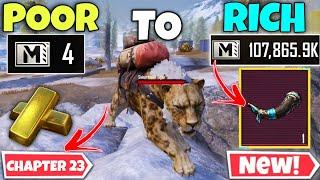 METRO ROYALE ZERO TO HERO GET RICH FAST TIPS  PUBG METRO ROYALE CHAPTER 23