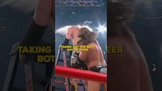James Storm's Signature Beer Bottle Smash