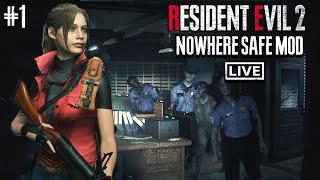 Resident Evil 2 Remake ►Nowhere Safe MOD (Клер Редфилд - Хардкор) #1