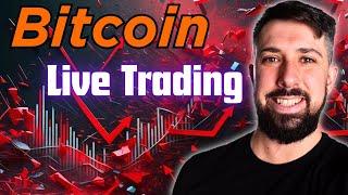 LIVE BITCOIN TRADING   Crypto and Market Analysis