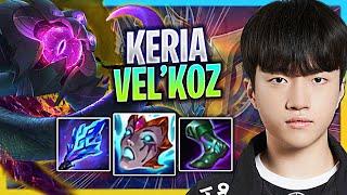 LEARN HOW TO PLAY VEL'KOZ SUPPORT LIKE A PRO! | T1 Keria Plays Vel'Koz Support vs Xerath!