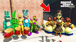 ГТА 5 ФНАФ АНИМАТРОНИКИ - КАК КРОКОДИЛ И БОННИ СПАСАЛИ ДОМ ФРЕДДИ GTA 5 FNAF MODS Серия #1101