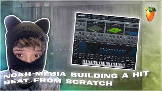 Noah Mejia makes an INSANE beat from Scratch- FL Studio