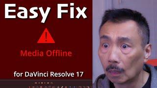 Easy Fix Media Offline Error in DaVinci Resolve 17