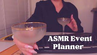 ASMR Event Planner Roleplay‍Soft-spoken, typing, plastic crinkles