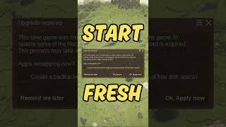 UPDATE VINTAGE STORY SAVE