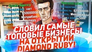 СЛОВИЛ САМЫЕ ТОПОВЫЕ БИЗНЕСЫ НА ОТКРЫТИИ DIAMOND RP RUBY!