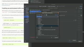 PyCharm: Conda environment has no bin folder or interpreter - solution