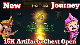 New Journey Baby Account Using 15K Artifacts + Guild Fest Quest || Lords Mobile