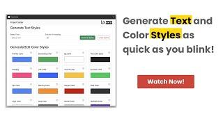 Figma Style Guide Plugin | Generate Styles in Minute | How to Create styles in Figma