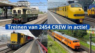 Treinen van 2454 CREW in actie!