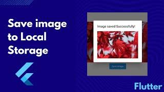 How to save image in flutter? | Save image to file to local storage