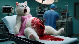 Pregnant Cat Car Accident #cat #cute #ai #catlover #catvideos #cutecat #aiimages