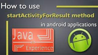 startActivityForResult and onActivityResult methods  working in android