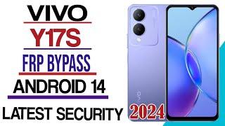 Vivo Y17s Frp Bypass 100% Tested New Security 2024 Without PC / vivo y17s frp bypass android 14