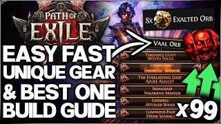 Path of Exile 2 - How to Use Unique Gear in Builds & Farm Uniques FAST & EASY - Best Uniques Guide!