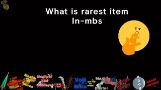 What is rarest item in Mega boss Survival | Roblox