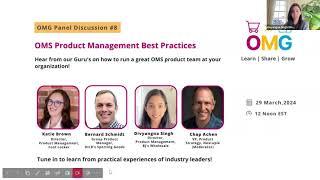 Order Management Gurus - Event #8 OMS Product Management Best Practices