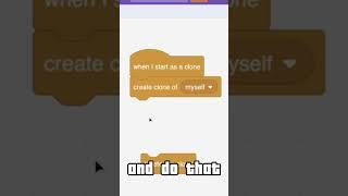 Scratch Clone Glitch #scratch #shorts