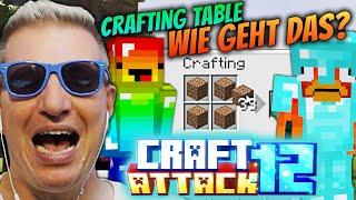 ERSTES MAL MINECRAFT️ GESPIELT in CRAFT ATTACK 12| COACH TRYMACS IST AM ENDE (CRAFTING FAIL)