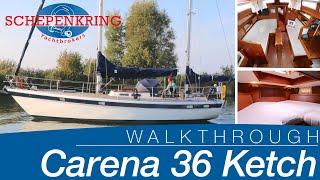 Carena 36 Ketch for sale | Yacht Walkthrough | @ Schepenkring Lelystad