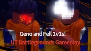 (UT Battlegrounds) Fell And Geno! Which Skin Is Better?