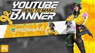 Tutorial | How to Make a Gaming Banner in Adobe Photoshop [2021]