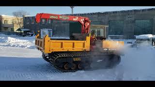 Гусеничный самосвал с кму#Komatsu#Dumper#mst700#mst600#miniteh64#думпер#morooka#минитех64#unic