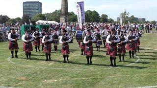 PEEL REGIONAL POLICE PIPE BAND GRADE 2 AT THE WORLD PIPE BAND CHAMPIONSHIPS 2022