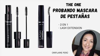 Probando máscaras de pestaña Oriflame