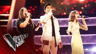 Daria, Gracie and Jarren Perform 'Barcelona' | The Battles | The Voice Kids UK 2020