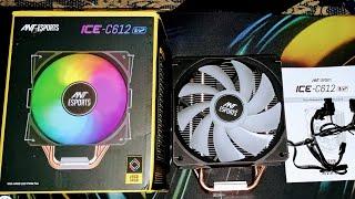 ANT ESPORTS ICE C612 V2 CPU COOLER INSTALLATION | STEP BY STEP #gaming #antesports #cpucooler