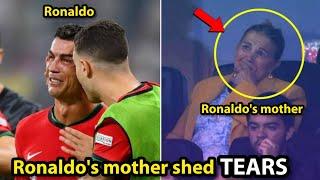 Cristiano Ronaldo's Mother Broke Down in Tears After Ronaldo Missed Penalty Miss vs Slovenia