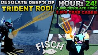 Completing 100% Of The Desolate Deep For The OP Trident Rod in Roblox Fisch... Here's What Happened!