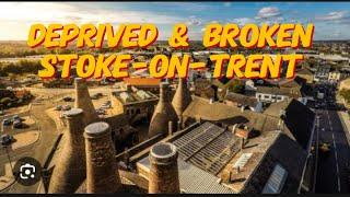 A visit of Henley stoke -on-Trent , broken city due to drugs, closure of pottery, mining and steel