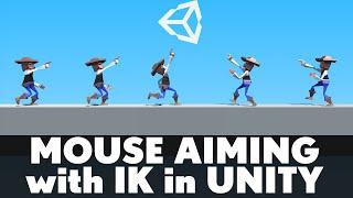 MOUSE AIMING with IK in Unity - including basic platform movement and physics