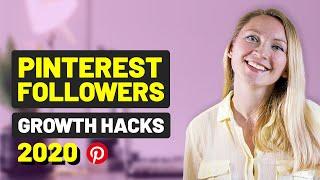 HOW TO GET PINTEREST FOLLOWERS FAST - 17 GROWTH HACKS | ORGANIC PINTEREST GROWTH (2020)