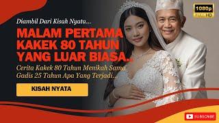 KISAH NYATA | VIRAL ! CERITA MALAM PERTAMA KAKEK 80 TAHUN MENIKAHI GADIS 25 TAHUN.