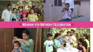 ️Maaran’s 4th Birthday Celebration️இப்போ தான் பிறந்த மாதிரி இருக்குஅதுக்குள்ள 4 வயசு ஆகிடுச்சு🫣