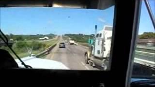 kenworth w900l LOUD E BLOCK KITTY CAT jake down hill and pull up hill fully loaded super b's