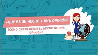 ¿Que es un hecho y una opinión?, ¿Cómo diferenciar el hecho de una opinión?