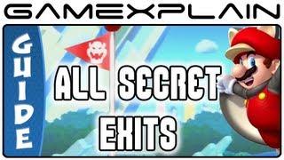 Every Secret Exit in New Super Mario Bros. U (All 12) - Guide & Walkthrough