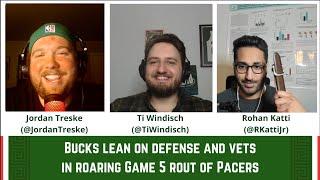 Bucks lean on defense and vets in roaring Game 5 rout of Pacers