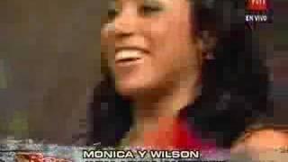 Monica Ferrada junto a Wilson Benitez