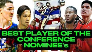 PBA Best Player of the Conference Nominee's | PBA GOVERNOR'S CUP 2024