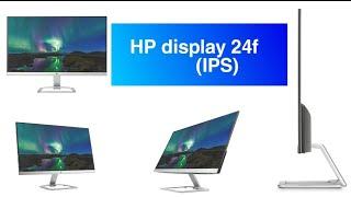 best monitor for editing and gaming / HP 24f Display / unboxing .