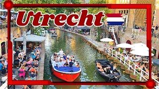  UTRECHT CITY SUMMER VIBES ️ Restaurants, Canals, Streets view & Shopping Mall