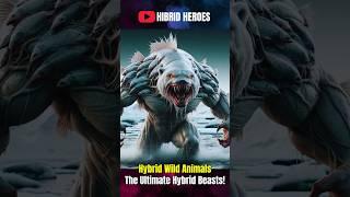 Top 5 Mythical Animal Hybrids: Fierce Predators of Land, Sea, and Sky‼️ #hybridanimals