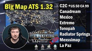 ATS 1.32 | Big Map How To Install Map | Big Map Bundle for American Truck Simulator